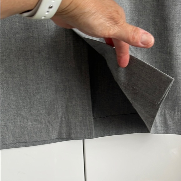 Old Navy Gray Pencil Skirt Knee-Length Stretch Work Style, Size 10 - Picture 2 of 8